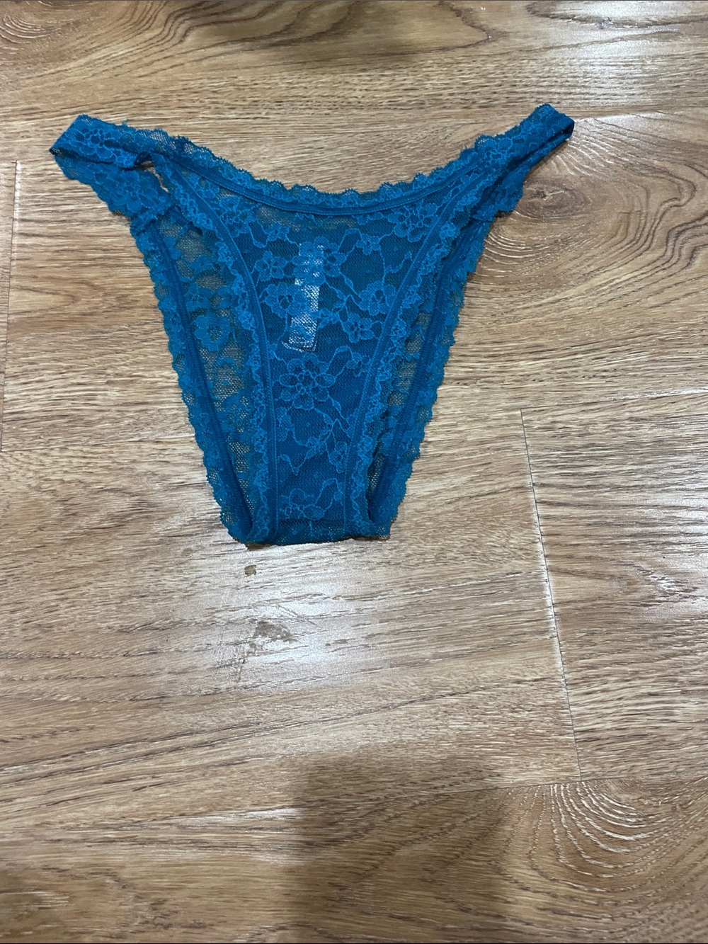 Victoria's Secret Teal Lace Bikini Panty